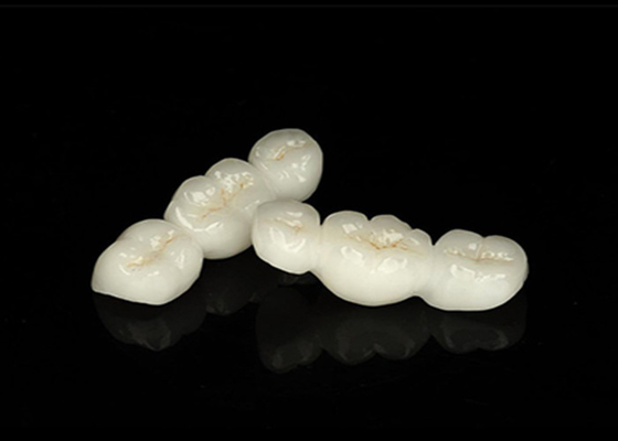 주문 반투명한 천연 모양의 지르코니아 치아 왕관 online manufacture